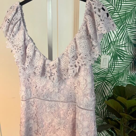 Saylor Lilac Adwoa Lace Overlay Dress XL - Picture 6 of 11